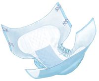 Kendall Wings Choice Plus Contoured Adult Brief Large 45"-58" - Pack of 12 - Model 60034