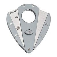 Xikar Xi1 Cigar Cutter, 440C Stainless Steel Blades with Rockwell HRC 57 Rating, 54 Ring Gauge, Double Guillotine Action, Titanium