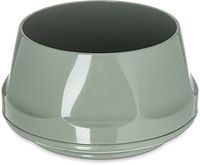 Dinex DX430084 Heritage Collection Insulated Stackable Bowl, 9 oz, 2.5" Height, 4.5" Width, 4.5" Length, Urethane Foam, Sage (Pack of 48)