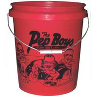 Encore Plastics 5-Gallon, Comfortable Easy Grip Handle, Great Utility Bucket for Washing The Car, Holding Tools and Keping Your World Organized