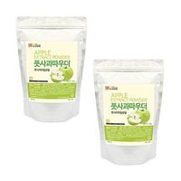 Green Apple Extract Powder 2 Pack Natural 100% Pure Fresh Dietary Fiber Vitamin C Total 400g