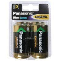 Panasonic AM1PA4B 4 Pack D Alkaline Batteries