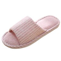 Emimarol Ultra Soft Spa Slippers for Women Cozy, Fuzzy Terry Bathroom, House and Shower Shoes Pink