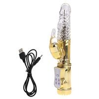 Thrusting Powerful Waterproof Vibratttion Rotattting Vîb~rá~törs - Body Massaging Toy For Female