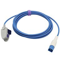 Compatible Philips Spo2 Sensor Masimo Tech Pediatric Clip 9.8 ft 8 Pins Connector