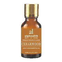 Premium Aromatherapy Cedarwood Essential Oil 100% Organic Pure Undiluted Therapeutic Grade Scented Oils - 10ml for Diffuser, Relaxation, Skin Therapy, Spa & Home