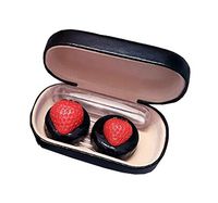 Cute Strawberry Contact Lens Companion Case Glasses Case,Without Correction E2