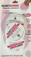 Sortkwik Fingertip Moisteners - 3 Pack