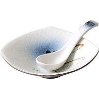 AXZHYX Bowl Ceramic Household Cutlery Japanese Style Chopsticks Creative Ceramic Dinnerware Set Hotel Tableware Home Noodles Boiled Fish Soup Bowl