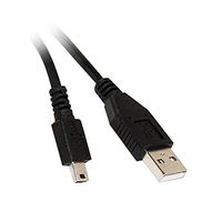 ACL 3 Feet USB 2.0 A Male to 5 Pin Mini-B Male Cable, Black, 10 Pack