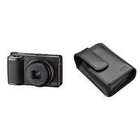 GR III Digital Compact Camera, 24mp, 28mm f 2.8 lens with Touch Screen LCD with Soft case