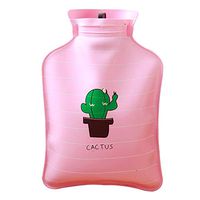 Wansan Premium Mini Hot Water Bottle with Cover and Soft Fleece for Pain Relief