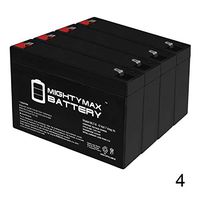 Mighty Max Battery 6V 7AH Sealed Lead Acid (SLA) Battery for Wheelchair Medical Mobility - 4 Pack Brand Product