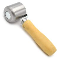 NEICOTOOLS Heavy Duty Outside Radius Steel Seam Roller for RV Roofing Tape and Vinyl Plank Flooring (2" x 2")