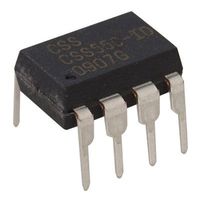 IC,555,uPOWER TIMER WITH INTERNAL,TIMING CAP,DIP-8,5uA,1.2-5.5V