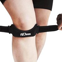 NEObracex Patella Tendon Strap Knee Pain Relief & Patella Stabilizer for Jumpers Knee, Running, Tennis, Osgood Schlatter, Tendonitis, Fully Adjustable Knee Brace