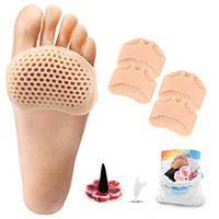 vuUUuv 4 Pcs-Breathable Silicone Foot Pad -Bunions, Blisters, Calluses - Thickened Foot Pad for High Heels- 2 Pairs