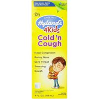 Hyland's, 4 Kids Cold 'n Cough, Ages 2-12, 4 fl oz (118 ml)