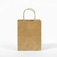 GIFT EXPRESSIONS Premium Quality Natural Brown Kraft Bag, Birthday Party Gift Favor Bag Set, Biodegradable Paper (24CT, Solid Medium)