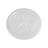 Ice Cream Cup Flat Lids - Clear Plastic Durable Flat Lids - Fit Our 16 oz Cups PerfectlyCups Sold Separately - Frozen Dessert Supplies - Fast Shipping! 1,000 Count