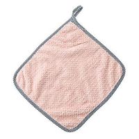 Justew Coral Fleece Cleaning Cloth Absorbent Dish Towels Kitchen Washing Dishcloths Cleaning Cloths Nude