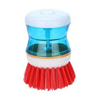 Sikye Dishwashing Brush,Kitchen Dish Brush with Washing Up Liquid Soap Dispenser