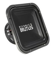 Hifonics BRZ12SQD4 Brutus Dual Square Subwoofer, 4-Ohm 600-Watt 12-Inch