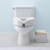Medline Locking Elevated Toilet Seat without Arms