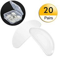 20 Pairs Anti Slip Nose Pads,Transparent Eyeglass Nose Pads Stick on Anti-Slip Soft Silicone Adhesive Nose Pads for Eyeglass Glasses, Sunglasses with Box