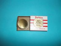 Dennison No. 32-320 45 Gummed Notarial Seals Approx. 1 1/4" Dia.