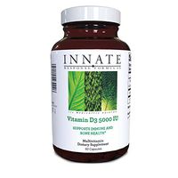 INNATE Response Formulas, Vitamin D3 5000 IU, Multivitamin Supplement, Vegetarian, 60 Capsules (60 Servings)