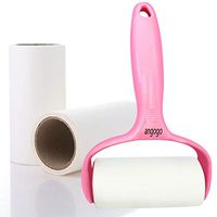 Efast Professional Lint Roller, Sticky Roller & Travel Lint Roller for Pet Hair, Floor, Carpets, Clothes, Bathroom Rugs, Pink