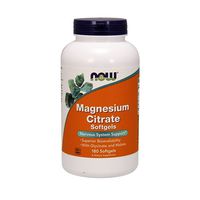 Now Foods, Magnesium Citrate, 180 Softgels