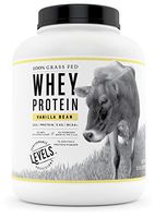 Levels 100% Grass Fed Whey Protein, No GMOs, Vanilla Bean, 5LB