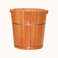 Foot Bath Tub,Spa Bucket,Household fir Foot-Soaking Barrel,Heating Wooden Basin,Suitable for Adult Kids use