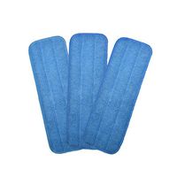 AILELAN Microfiber Replacement Mop Pad, 18 x 6 Wet & Dry Home & Commercial Cleaning Refills, Reusable Floor Mop Pads (3 Pack)