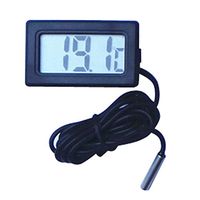 Coersd Thermometer Temperature Meter Digital LCD Display 48×28.6×15.6mm