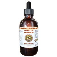 Shiitake, Maitake, Cordiceps, Reishi Liquid Extract, Organic Dried Shiitake, Maitake, Cordiceps, Reishi Tincture, Herbal Supplement, Hawaii Pharm, Made in USA, 4 fl.oz