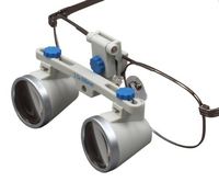 Dental Surgical Loupes, 3.5x , 500mm(19") working distance, Titanium frame Silver