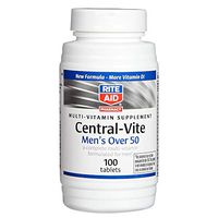 Rite Aid Pharmacy Men's Over-50 Central-Vite Multi-Vitamin Tablets - 100 Count