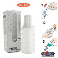 100PCS Ear Thermometer Probe Covers for All Ear Thermoscan Thermometer Replacement Refill Caps,Lens Filters Clear All Types of Digital Thermometers Earmuffs Disposable Covers (60PCS)