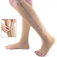 Ailaka Medical Zipper Compression Calf Socks 15-20 mmHg for Women and Men