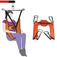 GHzzY Transfer Belt - Toileting Sling for Transfer from Bed to Wheelchair,Recliner,Shower Chair or Toilet - Patient Lifter for Seniors & Handicap