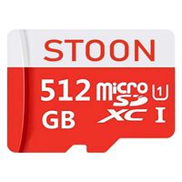 Micro SD Card 512GB High Speed Class 10 Micro SD SDXC Card with Adapter