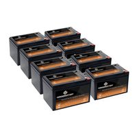 12V 14AH Sealed Lead Acid (SLA) Battery - T2 Terminals - for ZB-12-14 - 8PK