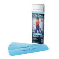 SpiderTech i-Strips 21pc Tin [Blue] - Ski. Preferred by Athletes. Reduce Pain and Inflammation, high-Grade Cotton Material, Help re-Train Muscles. Kinesiology Tape for Shoulder, Knee, Back, Legs, etc