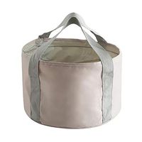 Folding Foot Bath,Portable Collapsible Basin,Outdoor Water Basin,Travel Large Bubble Bag,Travel Laundry Basin Wash Basin Foot Wash Bucket,A