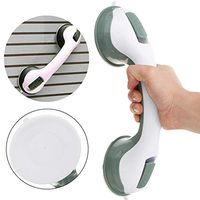 XIHAA Shower Handle with Strong Hold Suction Cup for Safety Grab in Bathroom,Tub, Shower, Toilet Handrail Bath Aids to Assist Elderlies and Toddlers (2Pcs),Gray