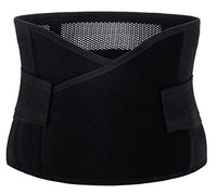 Hernia Support Belt for Woman Small Size ONLY, Abdominal Binder for Belly Button Hernias or Navel Hernias by J-Bless (Black)