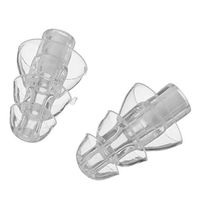 Jenny.Ben Silicone Musician Filter Earplugs Noise Reduction Cancel Hearing Protection Earplugs Reusable Sleep Care White